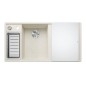 Blanco Axia III 6 - Évier en silgranit 1000x510 mm, avec commande de vidage et accessoires, InFino, blanc doux 527043