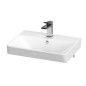 Cersanit Lara - Meuble avec lavabo, 46x49x35 cm, 2 tiroirs, noyer S801-322-DSM Cersanit Lara - Meuble avec lavabo, 46x49x35 cm, 2 tiroirs, noyer S801-322-DSM