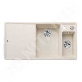 Blanco Axia III 6 - Évier en silgranit 1000x510 mm, avec commande de vidage et accessoires, InFino, blanc doux 527045