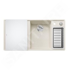 Blanco Axia III 6 - Évier en silgranit, 990x500 mm, avec commande de vidage et accessoires, InFino, blanc doux 527049