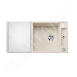 Blanco Axia III XL 6 - Évier en silgranit 1000x510 mm, avec commande de vidage et accessoires, InFino, blanc doux 527051