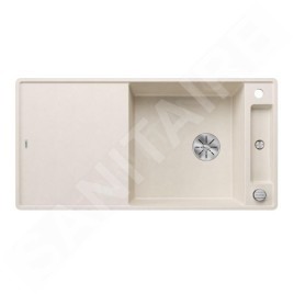Blanco Axia III XL 6 - Évier en silgranit, 990x500 mm, avec commande de vidage et accessoires, InFino, blanc doux 527053