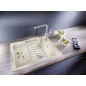 Blanco Elon 45 - Évier en silgranit, 650x500 mm, avec accessoires, InFino, blanc doux 527067