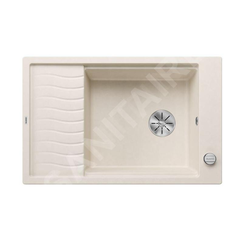 Blanco Elon XL 6 - Évier en silgranit, 780x500 mm, avec commande de vidage et accessoires, InFino, blanc doux 527070