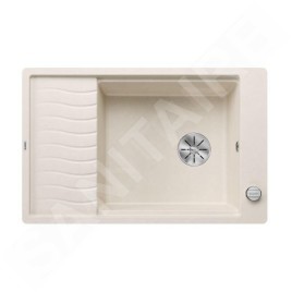 Blanco Elon XL 6 - Évier en silgranit, 770x490 mm, avec commande de vidage et accessoires, InFino, blanc doux 527071