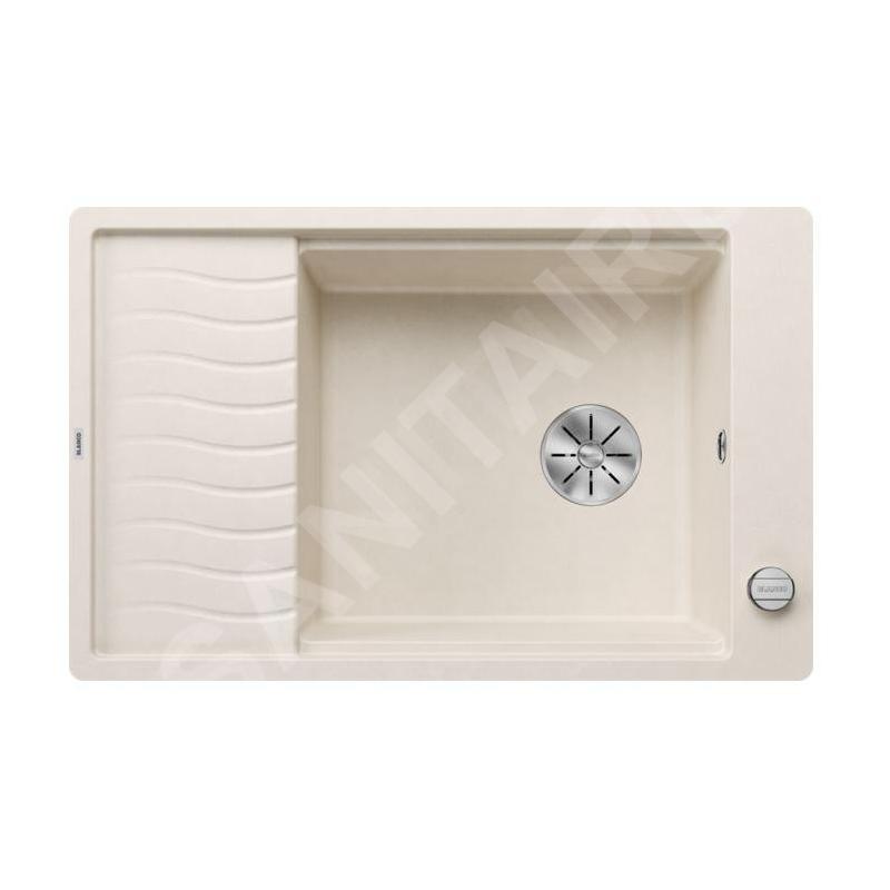 Blanco Elon XL 6 - Évier en silgranit, 770x490 mm, avec commande de vidage et accessoires, InFino, blanc doux 527071