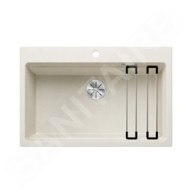 Blanco Etagon 8 - Évier en silgranit, 780x510 mm, avec accessoires, InFino, blanc doux 527079