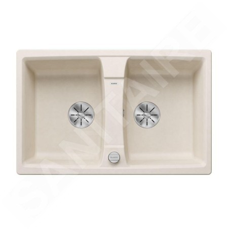 Blanco Lexa 8 - Évier en silgranit, 780x500 mm, avec commande de vidage, InFino, blanc doux 527096