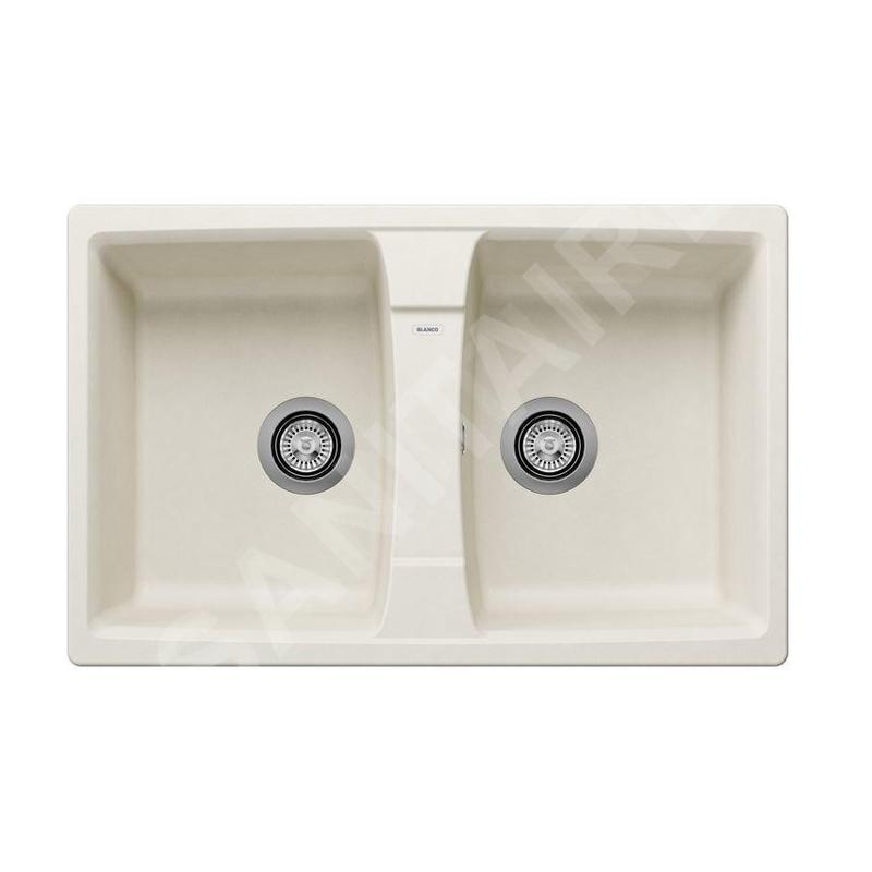 Blanco Lexa 8 - Évier en silgranit, 780x500 mm, InFino, blanc doux 527098