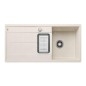Blanco Metra 6 - Évier en silgranit, 990x490 mm, avec commande de vidage et accessoires, blanc doux 527118
