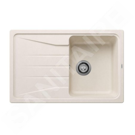 Blanco Sona 45 - Évier en silgranit, 780x500 mm, blanc doux 527149