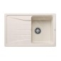 Blanco Sona 45 - Évier en silgranit, 780x500 mm, blanc doux 527149