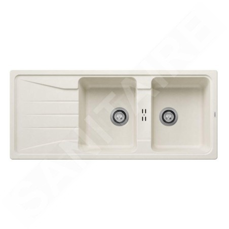 Blanco Sona 8 - Évier en silgranit, 1160x500 mm, blanc doux 527156