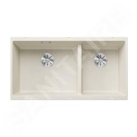 Blanco Subline 480/320 - Évier en Silgranit, 855x460 mm, InFino, blanc doux 527168