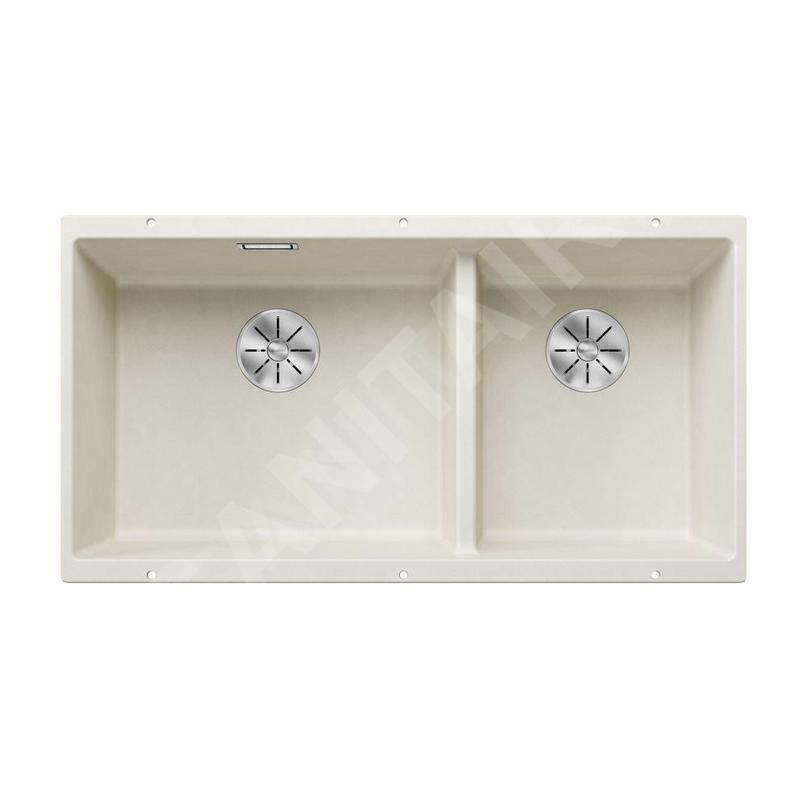Blanco Subline 480/320 - Évier en Silgranit, 855x460 mm, InFino, blanc doux 527168