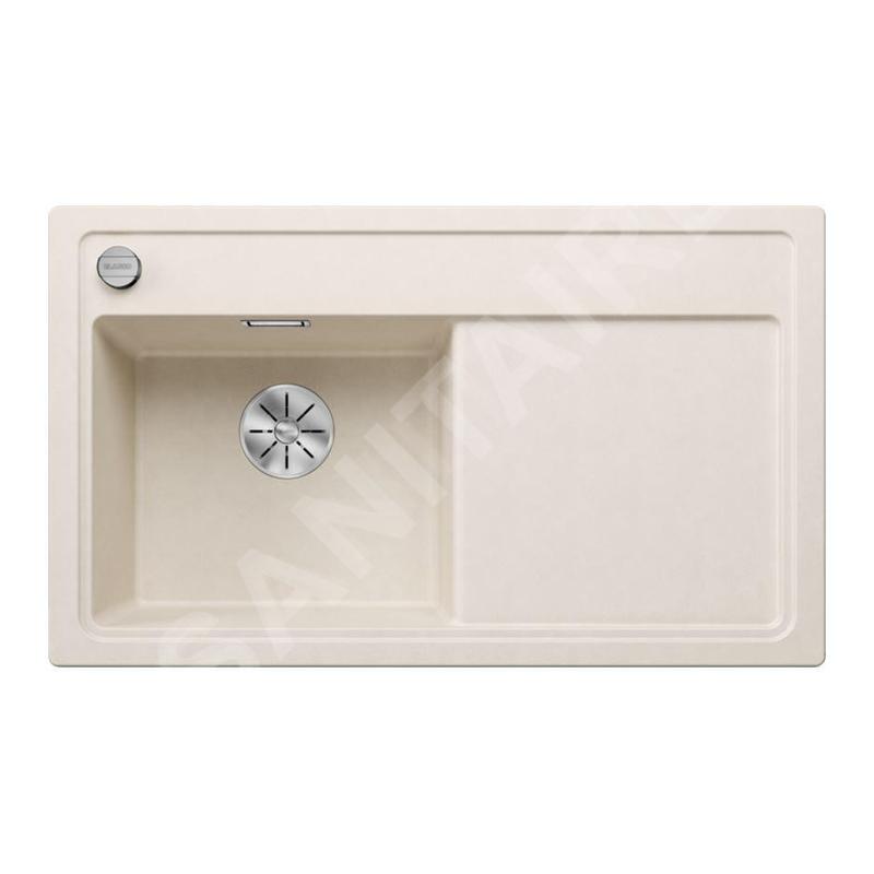 Blanco Zenar 45 - Évier en silgranit, 860x510 mm, avec commande de vidage, InFino, blanc doux 527176