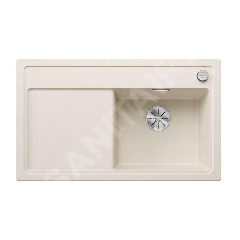 Blanco Zenar 45 - Évier en silgranit, 860x510 mm, avec commande de vidage, InFino, blanc doux 527178