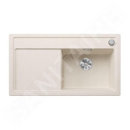 Blanco Zenar 5 - Évier en silgranit, 915x510 mm, avec commande de vidage, InFino, blanc doux 527182