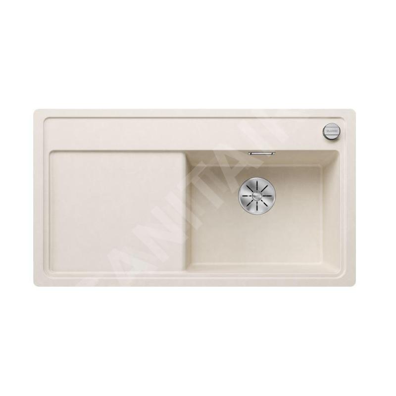 Blanco Zenar 5 - Évier en silgranit, 903x498 mm, avec commande de vidage, InFino, blanc doux 527183