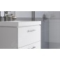 Cersanit Lara - Meuble-lavabo, 45x79x45 cm, 2 tiroirs, blanc S926-005-DSM Cersanit Lara - Meuble-lavabo, 45x79x45 cm, 2 tiroirs, blanc S926-005-DSM