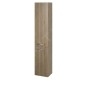 Cersanit Lara - Armoire haute 150x30x25 cm, 2 porte, charnières G/D, chêne S926-008-DSM