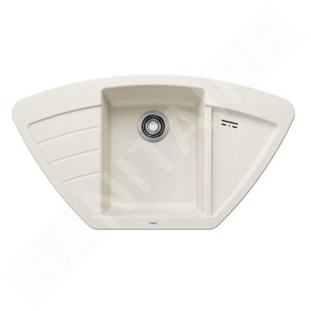 Blanco Zia 9 - Évier en Silgranit, 930x510 mm, blanc doux 527212