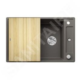Blanco Axia III 45 - Évier en silgranit, 780x510 mm, avec accessoires, InFino, gris 527219