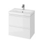Cersanit Moduo - Meuble-lavabo, 57x60x38cm, 2 tiroirs, blanc S929-004 Cersanit Moduo - Meuble-lavabo, 57x60x38cm, 2 tiroirs, blanc S929-004
