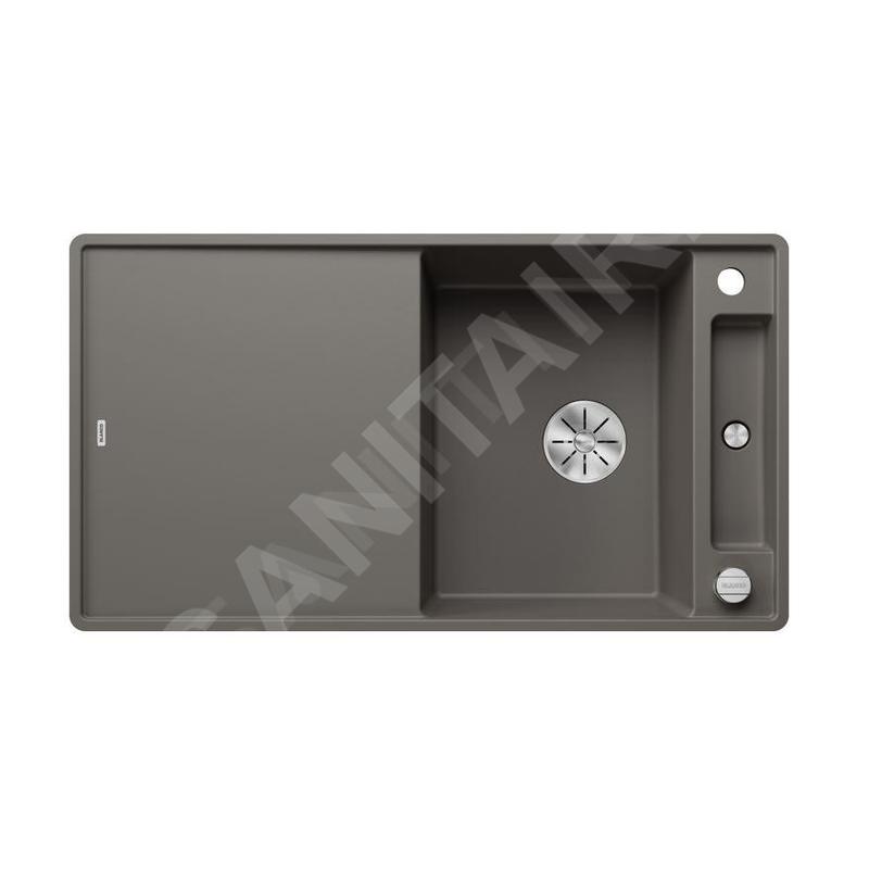 Blanco Axia III 5 - Évier en silgranit 905x500 mm, avec commande du vidage, InFino, gris 527225