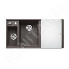 Blanco Axia III 6 - Évier en silgranit 1000x510 mm, avec commande de vidage et accessoires, InFino, gris 527226