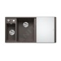 Blanco Axia III 6 - Évier en silgranit 1000x510 mm, avec commande de vidage et accessoires, InFino, gris 527226
