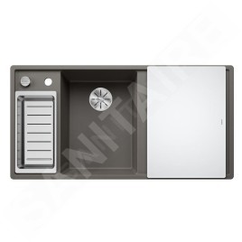 Blanco Axia III 6 - Évier en silgranit 1000x510 mm, avec commande de vidage et accessoires, InFino, gris 527226