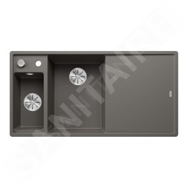 Blanco Axia III 6 - Évier en silgranit 1000x510 mm, avec commande de vidage et accessoires, InFino, gris 527227