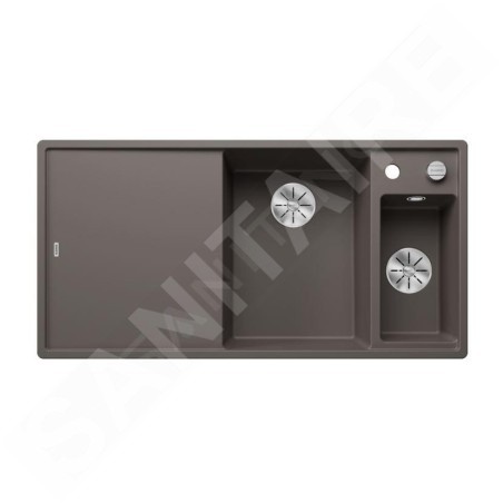 Blanco Axia III 6 - Évier en silgranit 1000x510 mm, avec commande de vidage et accessoires, InFino, gris 527229