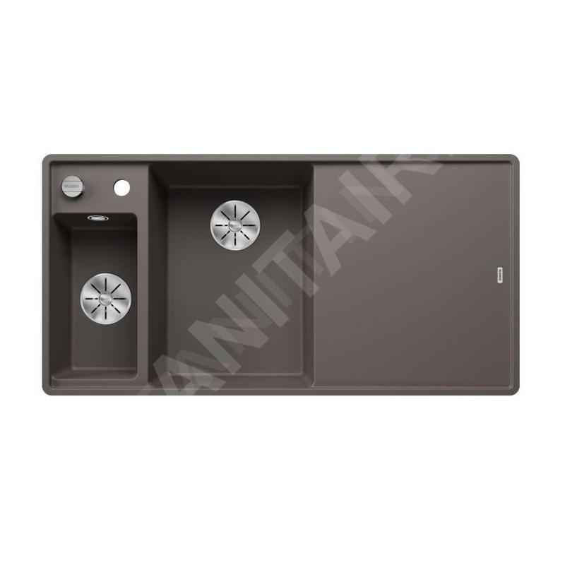 Blanco Axia III 6 - Évier en silgranit, 990x500 mm, avec commande de vidage et accessoires, InFino, gris 527230