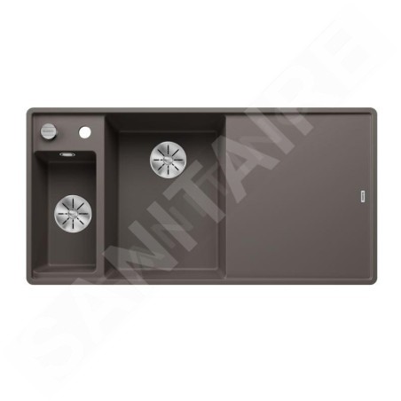 Blanco Axia III 6 - Évier en silgranit, 990x500 mm, avec commande de vidage et accessoires, InFino, gris 527231