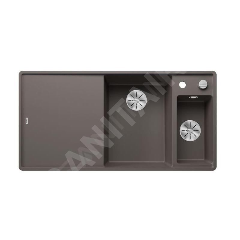 Blanco Axia III 6 - Évier en silgranit, 990x500 mm, avec commande de vidage et accessoires, InFino, gris 527232