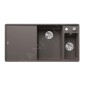 Blanco Axia III 6 - Évier en silgranit, 990x500 mm, avec commande de vidage et accessoires, InFino, gris 527232