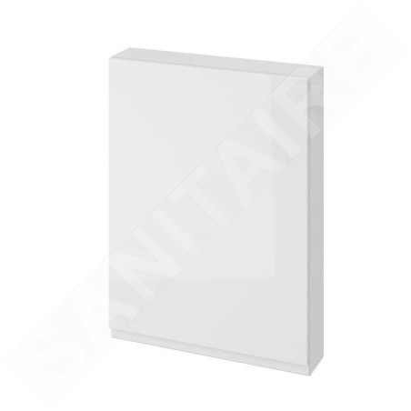Cersanit Moduo - Armoire 80x59x14 cm, 1 porte, charnières L/P, blanc S929-016