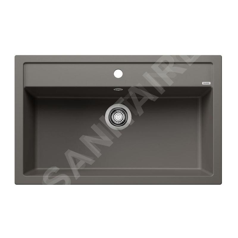 Blanco Dalago 8 - Évier en silgranit, 815x510 mm, avec commande de vidage, gris 527248