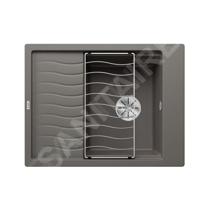 Blanco Elon 45 - Évier en silgranit 650x500 mm, avec accessoires, InFino, gris 527250