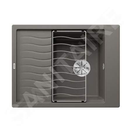 Blanco Elon 45 - Évier en silgranit 650x500 mm, avec accessoires, InFino, gris 527250