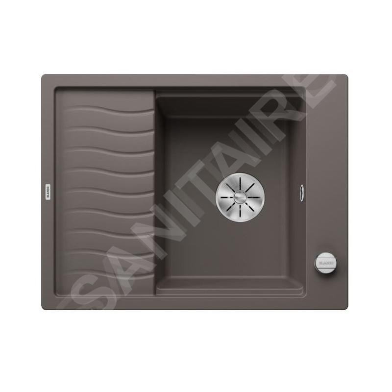Blanco Elon 45 - Évier en silgranit, 650x500 mm, avec commande de vidage et accessoires, InFino, gris 527251