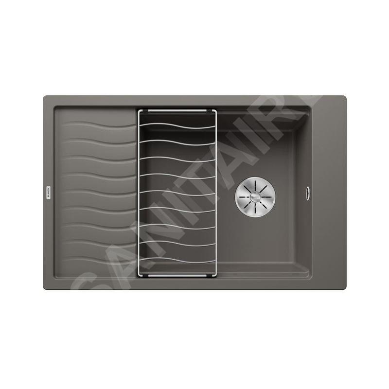 Blanco Elon XL 6 - Évier en silgranit 780x500 mm, avec accessoires, InFino, gris 527252