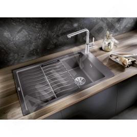 Blanco Elon XL 6 - Évier en silgranit 780x500 mm, avec accessoires, InFino, gris 527252