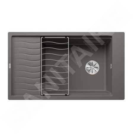 Blanco Elon XL 8 - Évier en silgranit 860x500 mm, avec accessoires, InFino, gris 527255