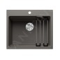 Blanco Etagon 6 - Évier en silgranit 600x510 mm, avec accessoires, InFino, gris 527259