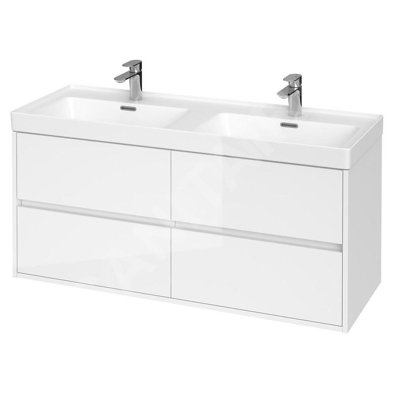Cersanit Crea - Meuble-lavabo, 53x119x45 cm, 4 tiroirs, blanc S931-001 Cersanit Crea - Meuble-lavabo, 53x119x45 cm, 4 tiroirs, blanc S931-001