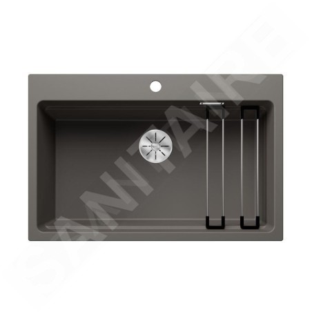 Blanco Etagon 8 - Évier en silgranit, 780x510 mm, avec accessoires, InFino, gris 527262