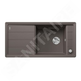 Blanco Faron XL 6 - Évier en Silgranit, 1000x500 mm, avec commande de vidage, InFino, gris 527264